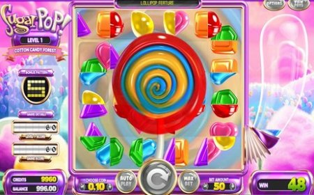 BetSoft выпускает новую 3D слот-машину – SugarPop!